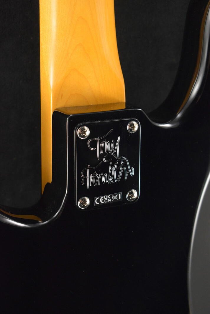 Fender Fender Tony Franklin Fretless Precision Bass Black Ebony Fingerboard