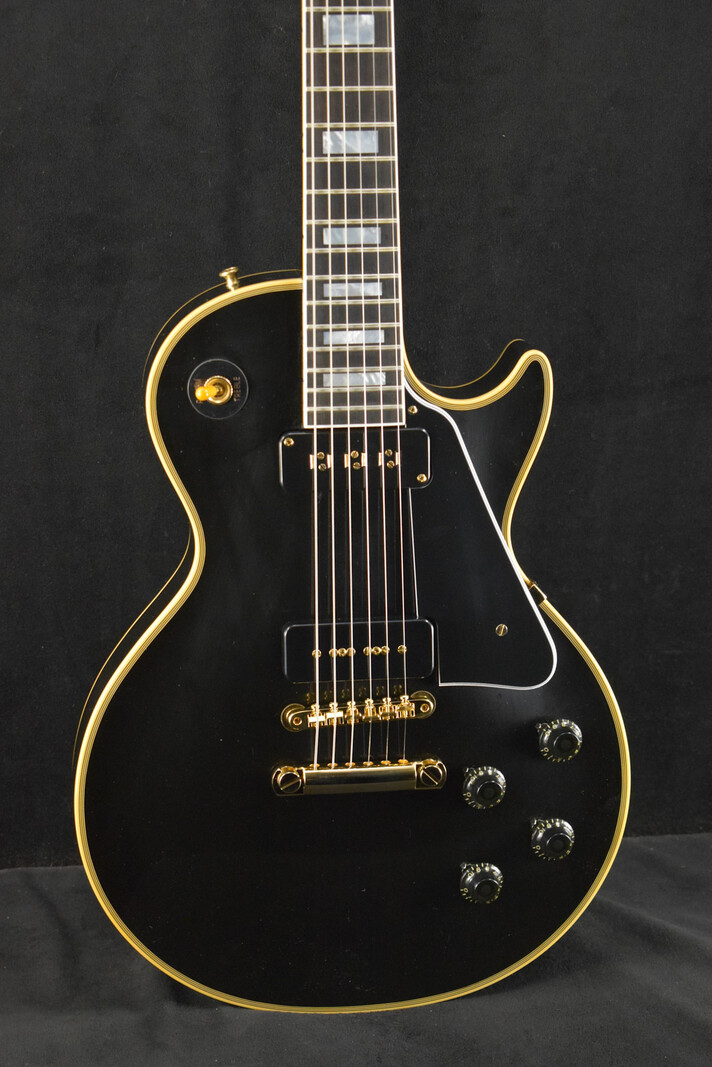 Gibson Gibson Custom Shop 1954 Les Paul Custom Staple Pickup Reissue VOS Ebony