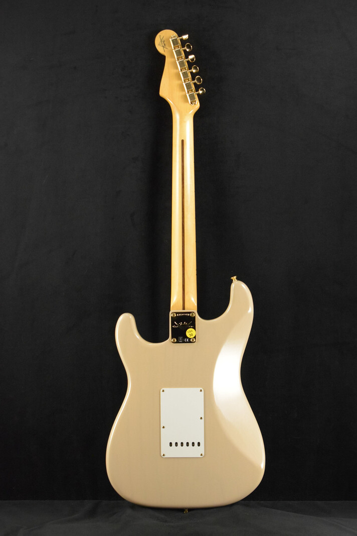 Fender Fender 1955 Stratocaster DLX Closet Classic with Gold Hardware - Faded Aged Dirty White Blonde