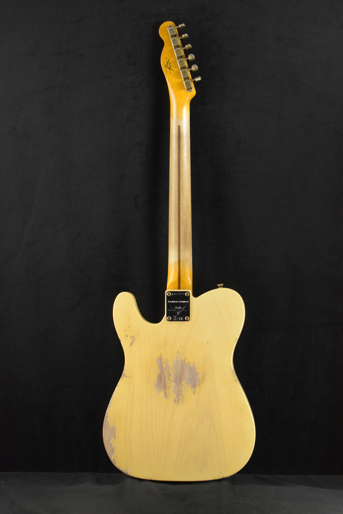 Fender Fender Limited Edition CuNiFe Telecaster Custom Heavy Relic 1-PIece Maple Neck Aged Nocaster Blonde