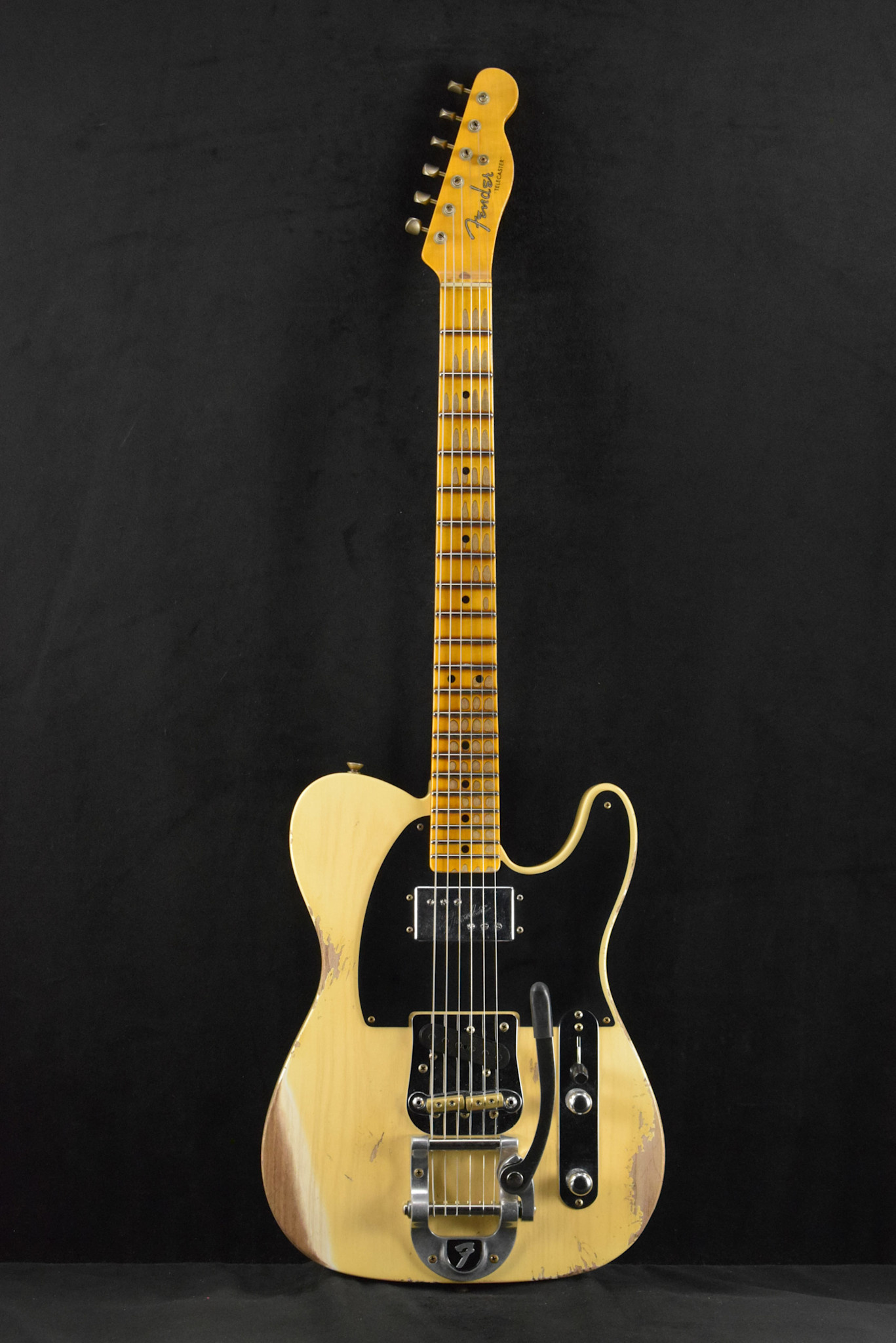 Fender Fender Limited Edition CuNiFe Telecaster Custom Heavy Relic 1-PIece Maple Neck Aged Nocaster Blonde