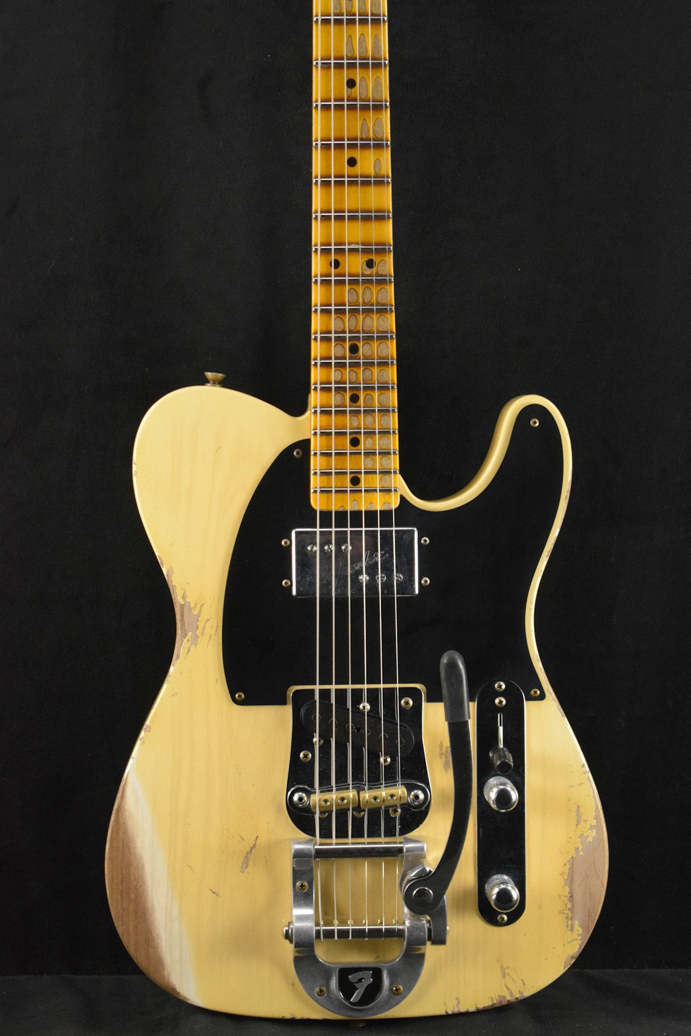 Fender Fender Limited Edition CuNiFe Telecaster Custom Heavy Relic 1-PIece Maple Neck Aged Nocaster Blonde