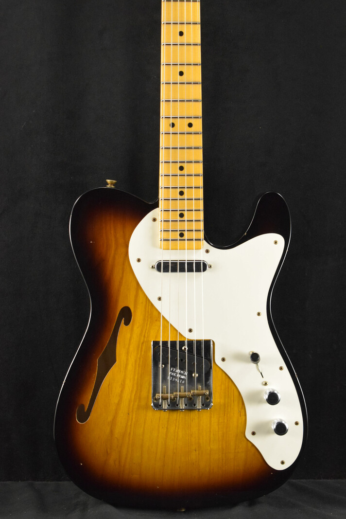 Fender Fender Custom Shop 50's Tele Thinline Journeyman Relic 2 Tone Sunburst (NAMM 2025 Ltd Ed)