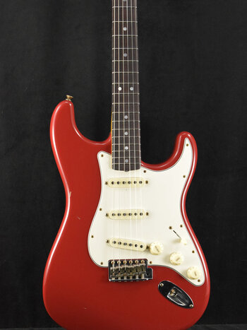 Fender Fender Limited Edition Fat '64 Stratocaster Journeyman Relic Aged Dakota Red 3A Rosewood Fingerboard,