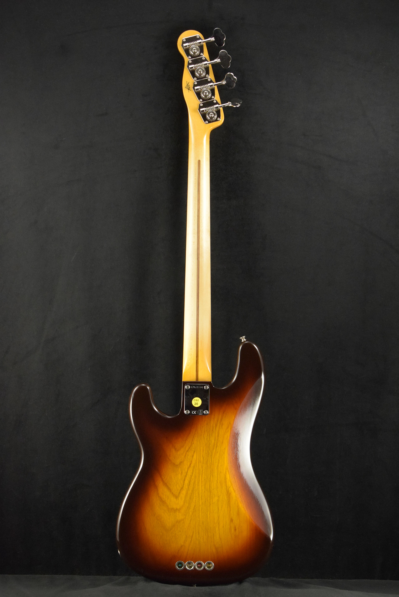 Fender Fender Custom Shop 1955 Precision Bass DLX Closet Classic - Wide-Fade Chocolate 2-Color Sunburst