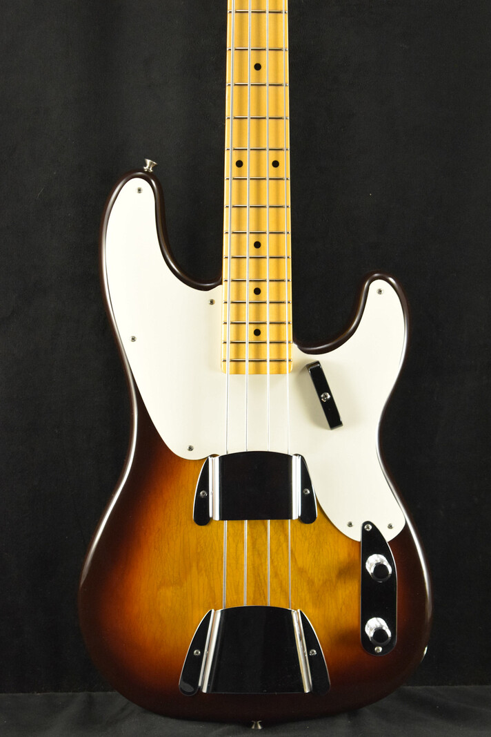Fender Fender Custom Shop 1955 Precision Bass DLX Closet Classic - Wide-Fade Chocolate 2-Color Sunburst