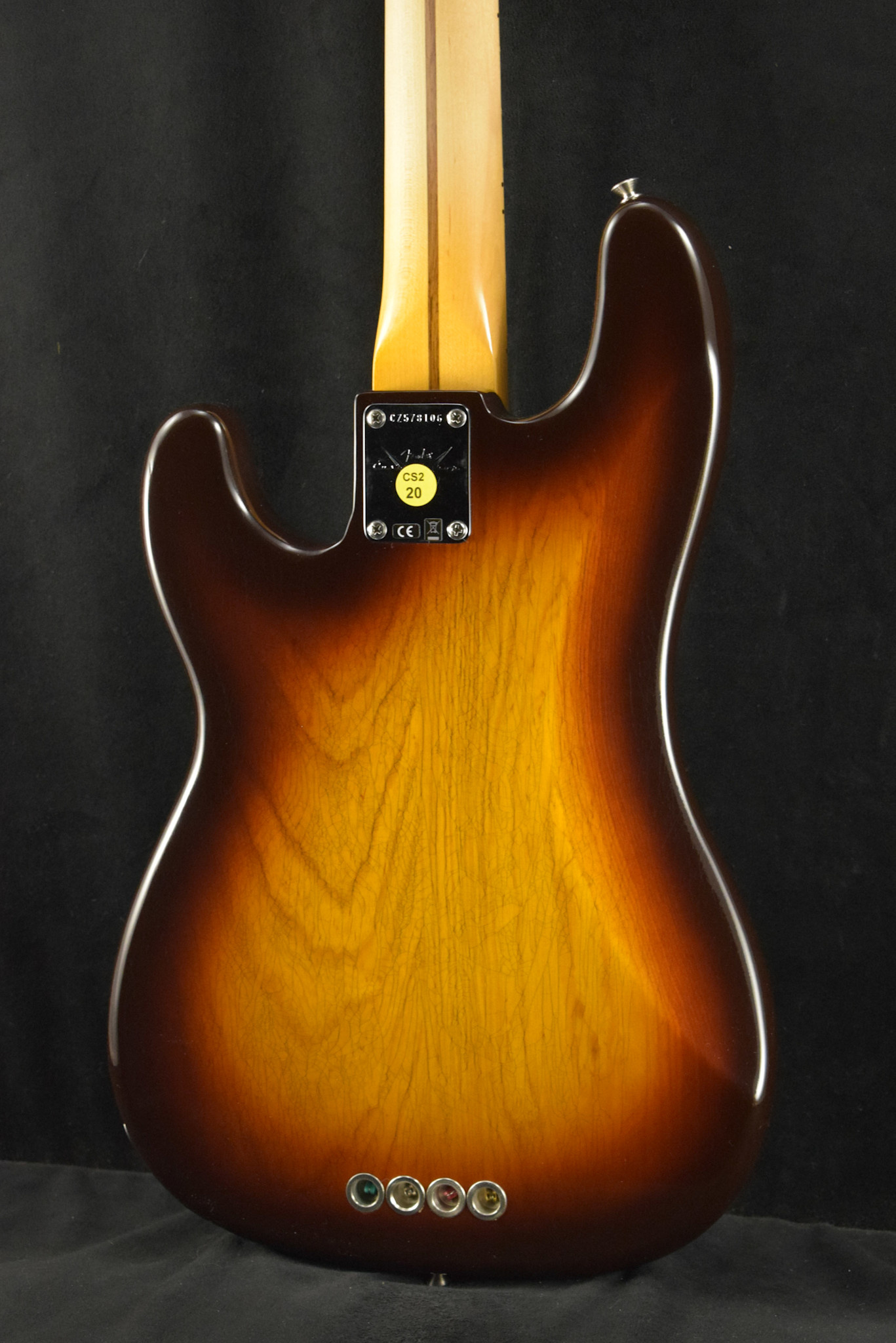 Fender Fender Custom Shop 1955 Precision Bass DLX Closet Classic - Wide-Fade Chocolate 2-Color Sunburst