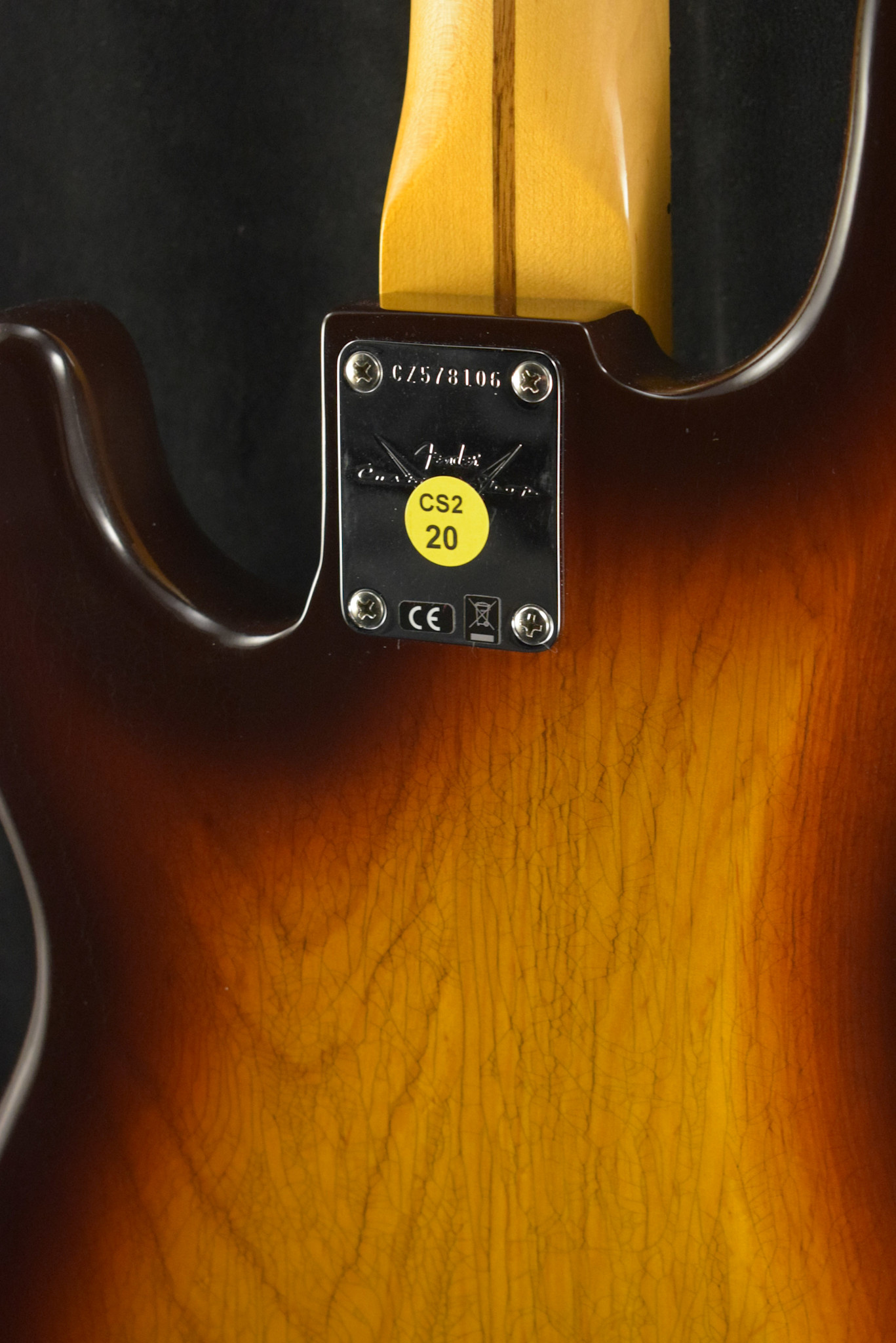 Fender Fender Custom Shop 1955 Precision Bass DLX Closet Classic - Wide-Fade Chocolate 2-Color Sunburst