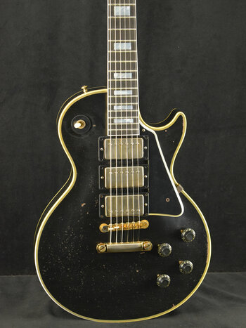 Gibson Gibson Murphy Lab Eric Clapton 1958 Les Paul Custom Ebony Ultra Heavy Aged