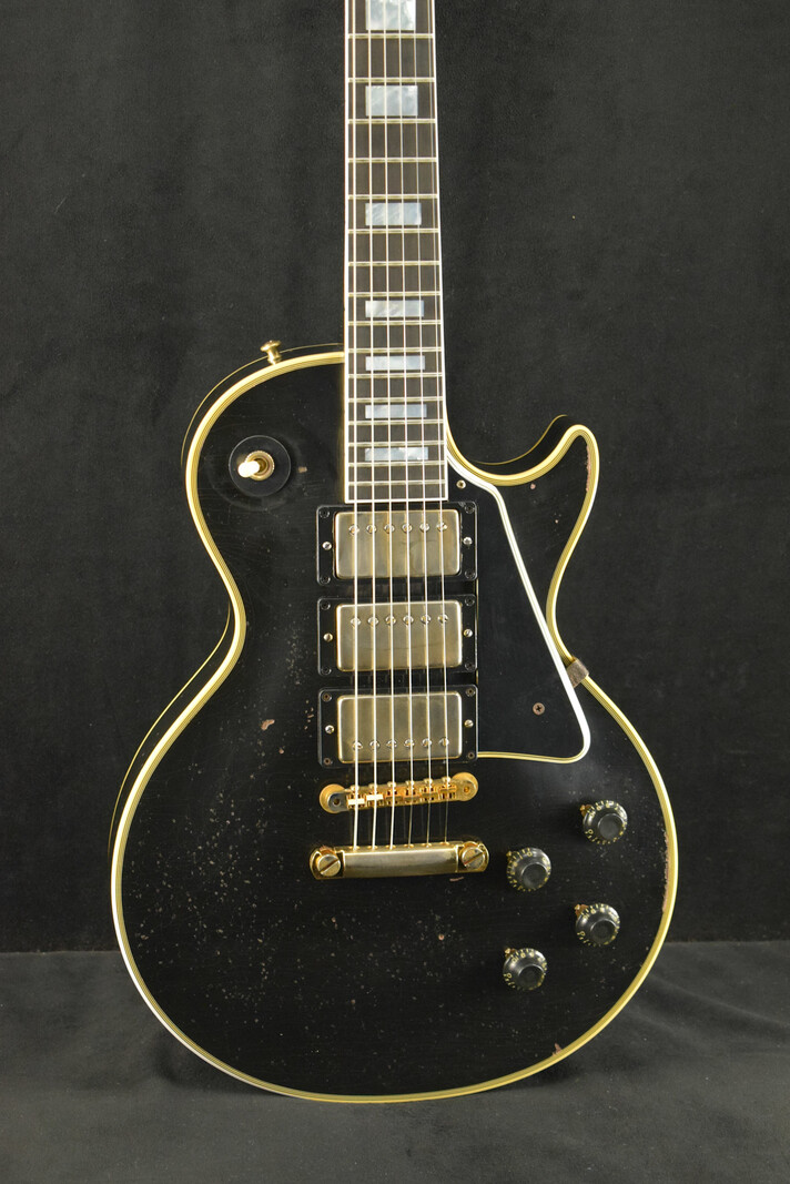 Gibson Gibson Murphy Lab Eric Clapton 1958 Les Paul Custom Ebony Ultra Heavy Aged