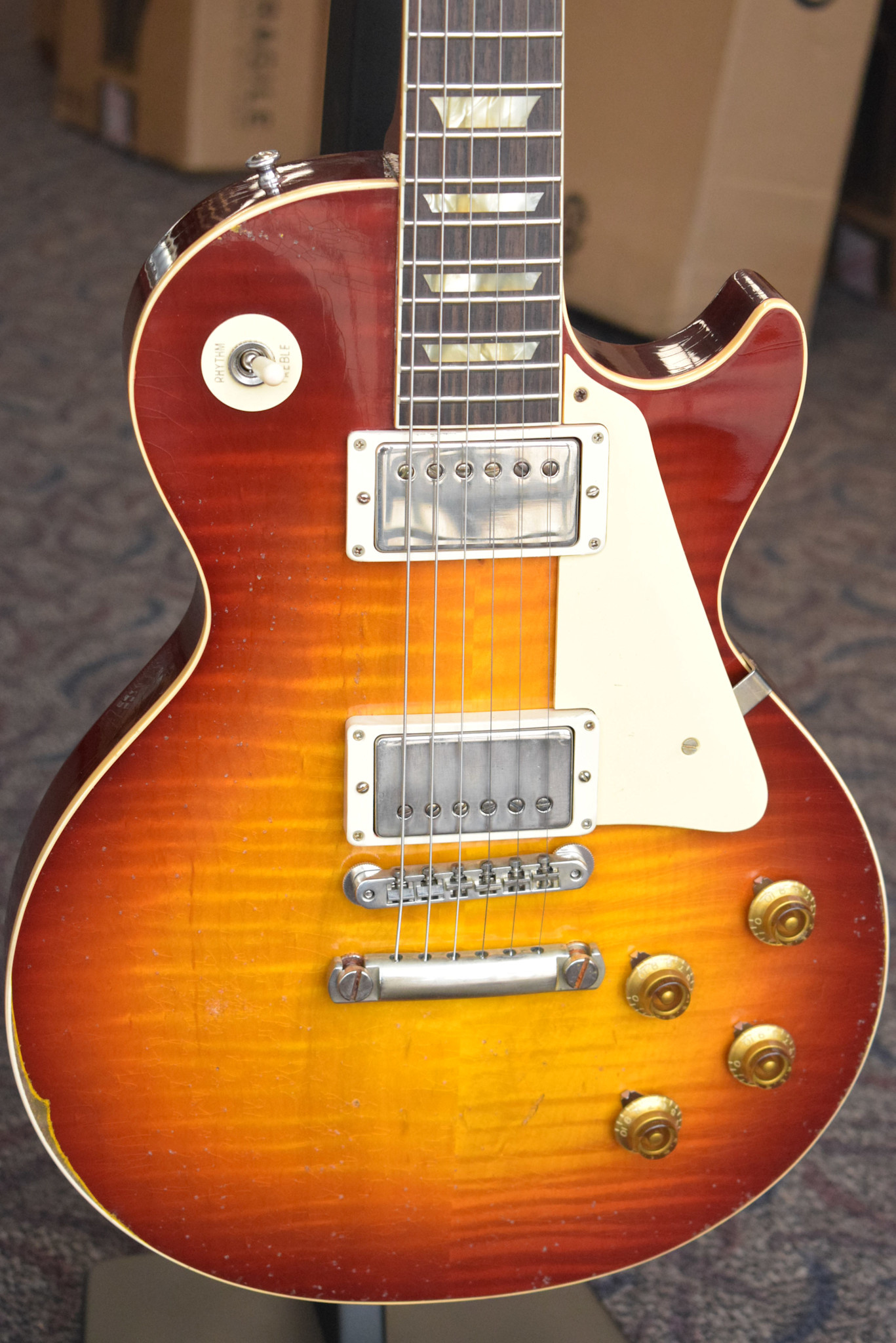 Gibson Gibson Murphy Lab '59 Les Paul Standard Tomato Soup Burst Heavy Aged Fuller's Exclusive