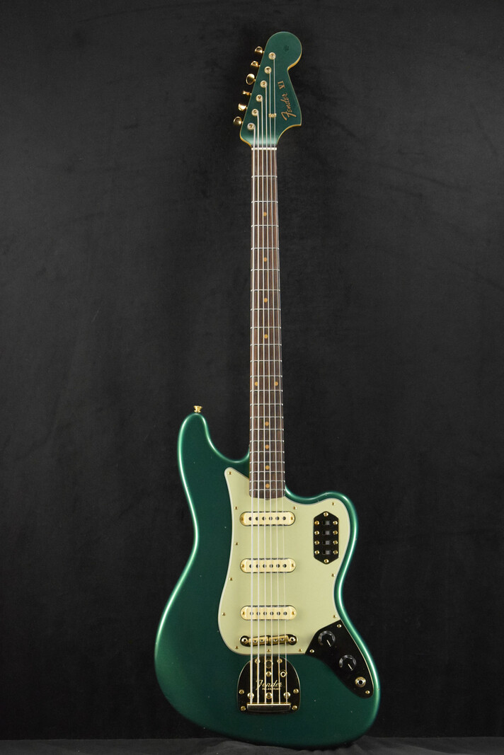 Fender Fender 1966 Bass VI - Journeyman Relic with Closet Classic Gold Hardware Aged British Racing Green
