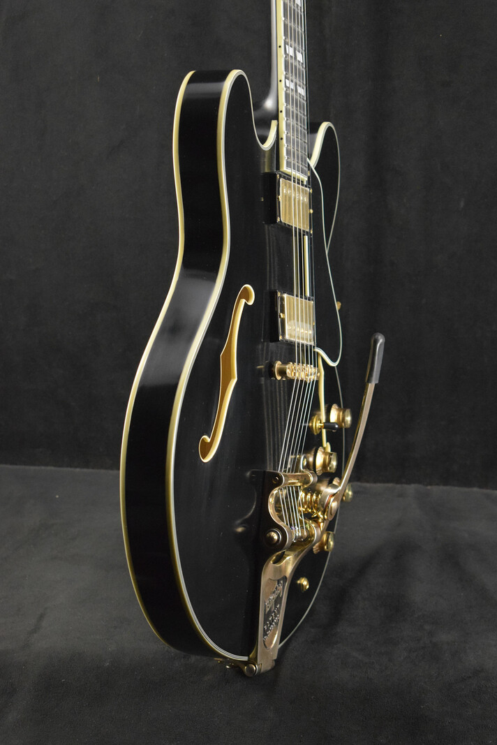 Eastman Eastman T59/TV-B-LTD-BK Thinline Bigsby Black Truetone Vintage Gloss
