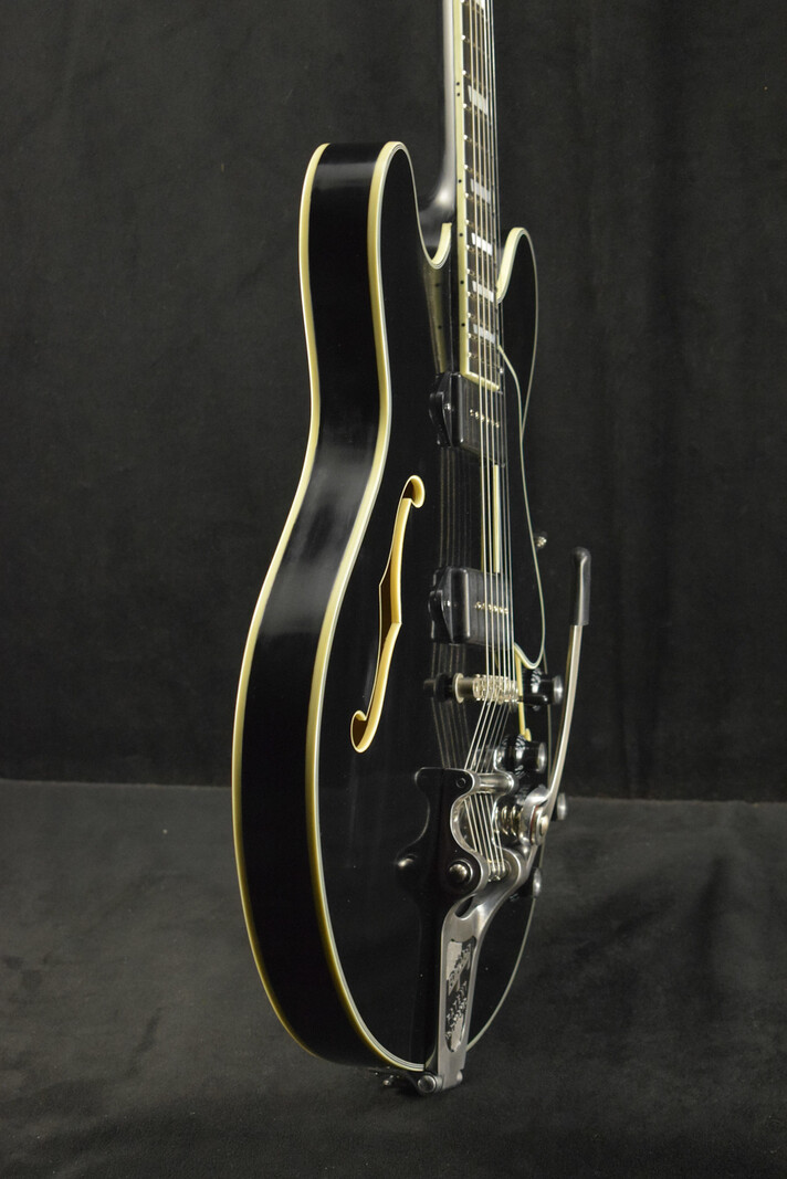 Eastman Eastman T64/TV-BK-LTD Thinline P90 Pickups Bigsby Black Truetone Vintage Gloss