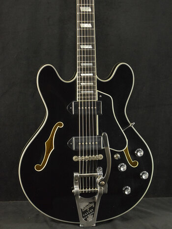 Eastman Eastman T64/TV-BK-LTD Thinline P90 Pickups Bigsby Black Truetone Vintage Gloss