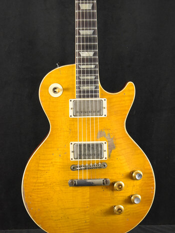 Gibson Gibson Murphy Lab Kirk Hammett "Greeny" 1959 Les Paul Standard Indian Rosewood Greeny Burst Ultra Heavy Aged