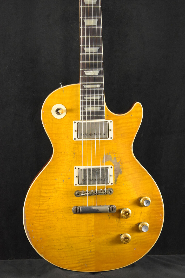 Gibson Gibson Murphy Lab Kirk Hammett "Greeny" 1959 Les Paul Standard Indian Rosewood Greeny Burst Ultra Heavy Aged
