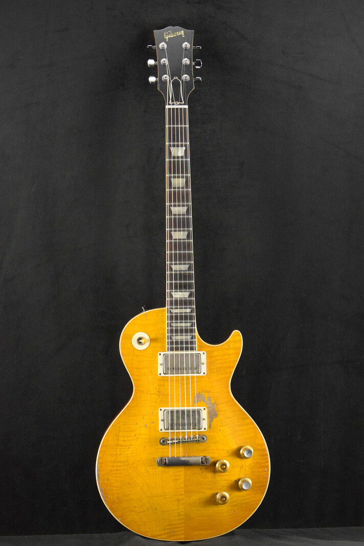 Gibson Gibson Murphy Lab Kirk Hammett "Greeny" 1959 Les Paul Standard Indian Rosewood Greeny Burst Ultra Heavy Aged