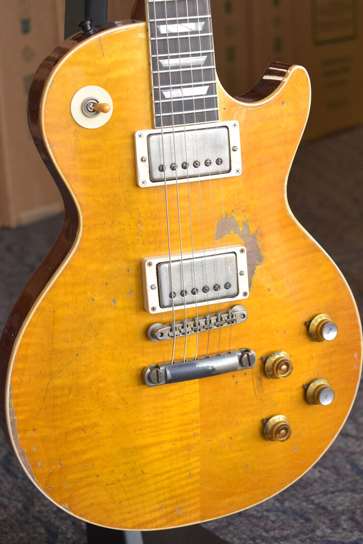 Gibson Gibson Murphy Lab Kirk Hammett "Greeny" 1959 Les Paul Standard Indian Rosewood Greeny Burst Ultra Heavy Aged