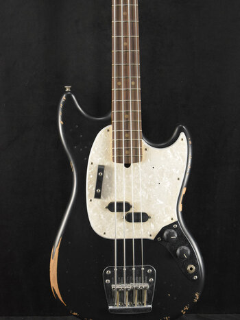 Fender Fender JMJ Road Worn Mustang Bass Black