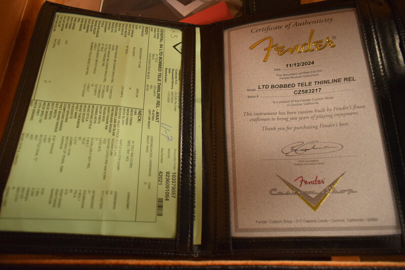 Fender Fender Limited Edition 1964 Bobbed Telecaster Thinline Relic Aged Natural 3A Rosewood Fingerboard