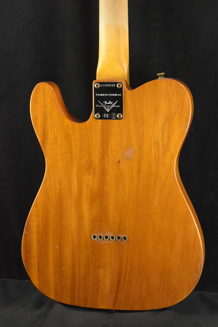 Fender Fender Limited Edition 1964 Bobbed Telecaster Thinline Relic Aged Natural 3A Rosewood Fingerboard