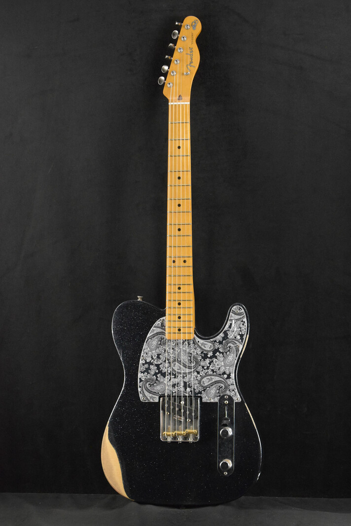 Fender Brad Paisley Esquire Black Sparkle Maple - Fuller's
