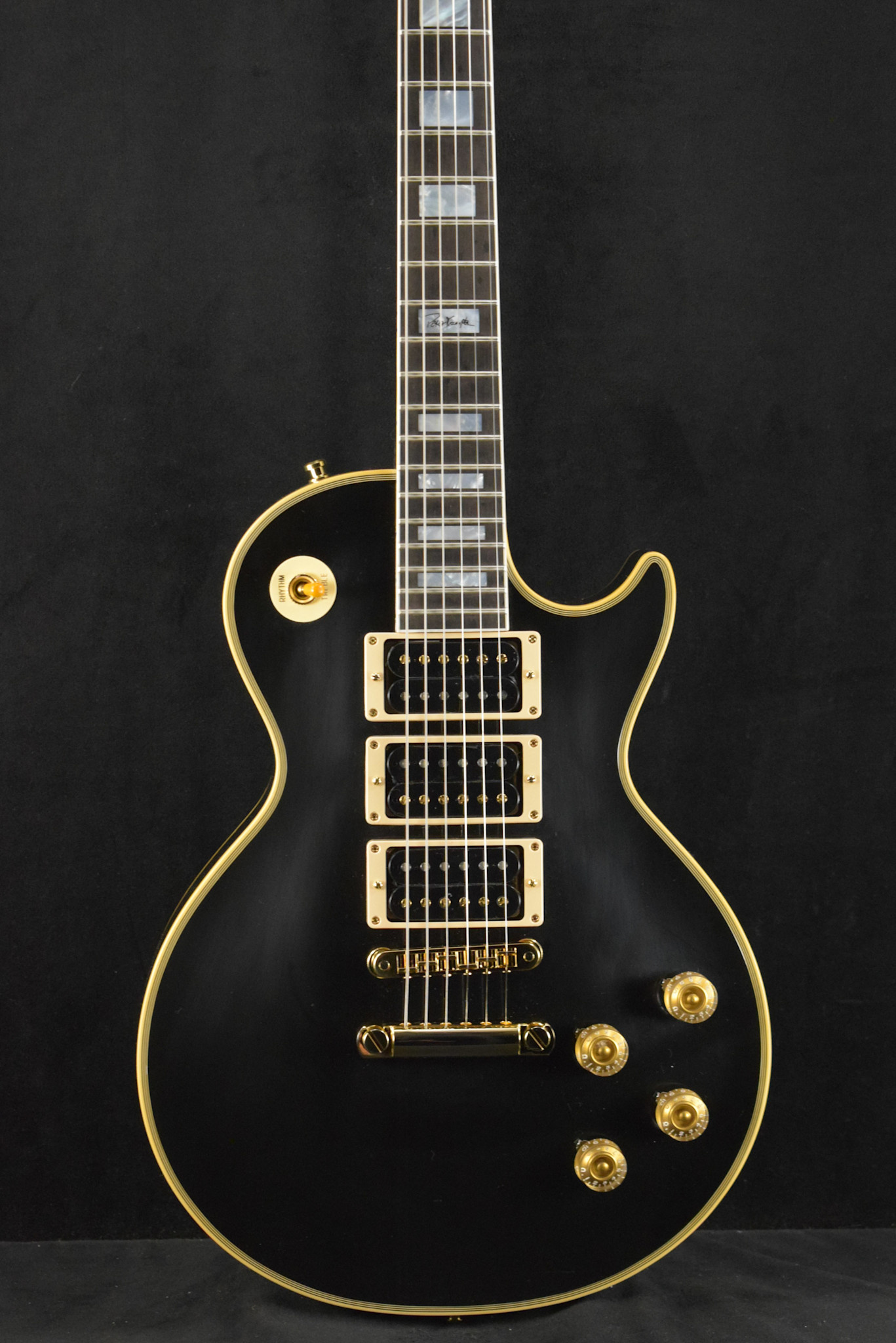 Gibson Gibson Custom Shop Peter Frampton "Phenix" Inspired Les Paul Custom Ebony