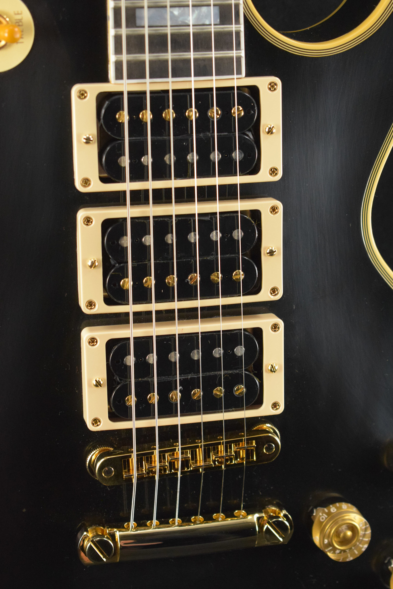 Gibson Gibson Custom Shop Peter Frampton "Phenix" Inspired Les Paul Custom Ebony