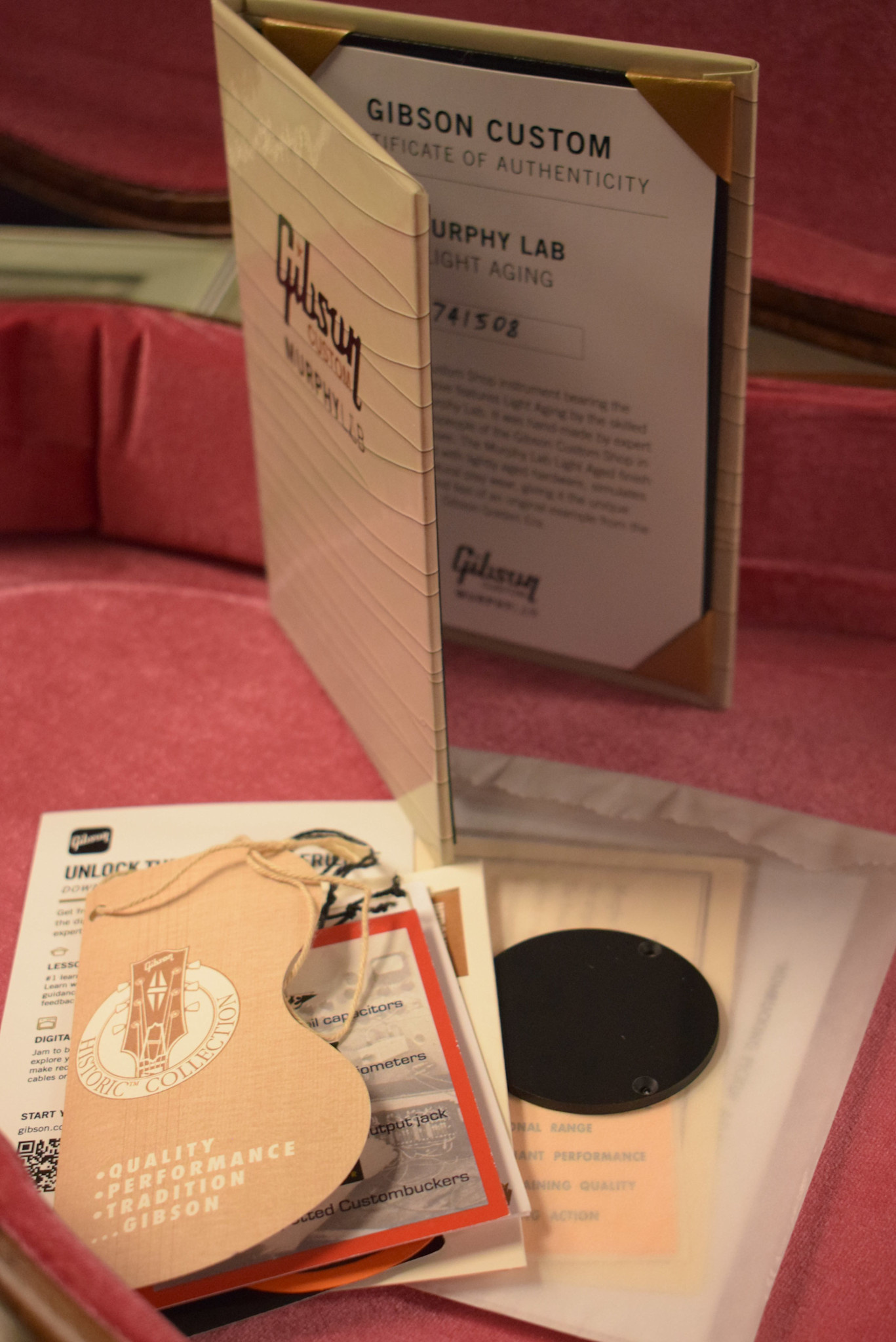 Gibson Gibson Murphy Lab 1957 Les Paul Custom 3-pickup Bigsby Light Aged Ebony