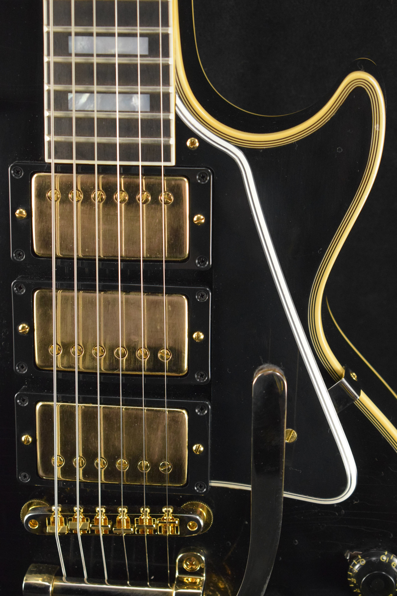 Gibson Gibson Murphy Lab 1957 Les Paul Custom 3-pickup Bigsby Light Aged Ebony