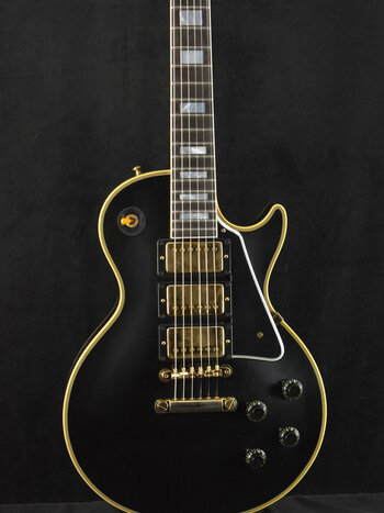 Gibson Gibson Custom Shop 1957 Les Paul Custom Reissue 3-Pickup VOS Ebony