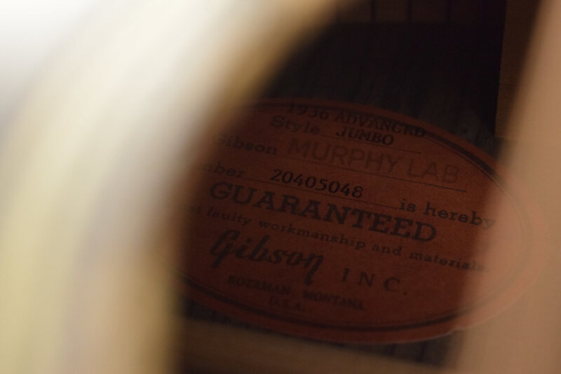 Gibson Gibson Custom Shop 1936 Advanced Jumbo Murphy Lab Heavy Aged