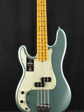 Fender Fender American Professional II Precision Bass Left-Hand Mystic Surf Green Maple Fingerboard