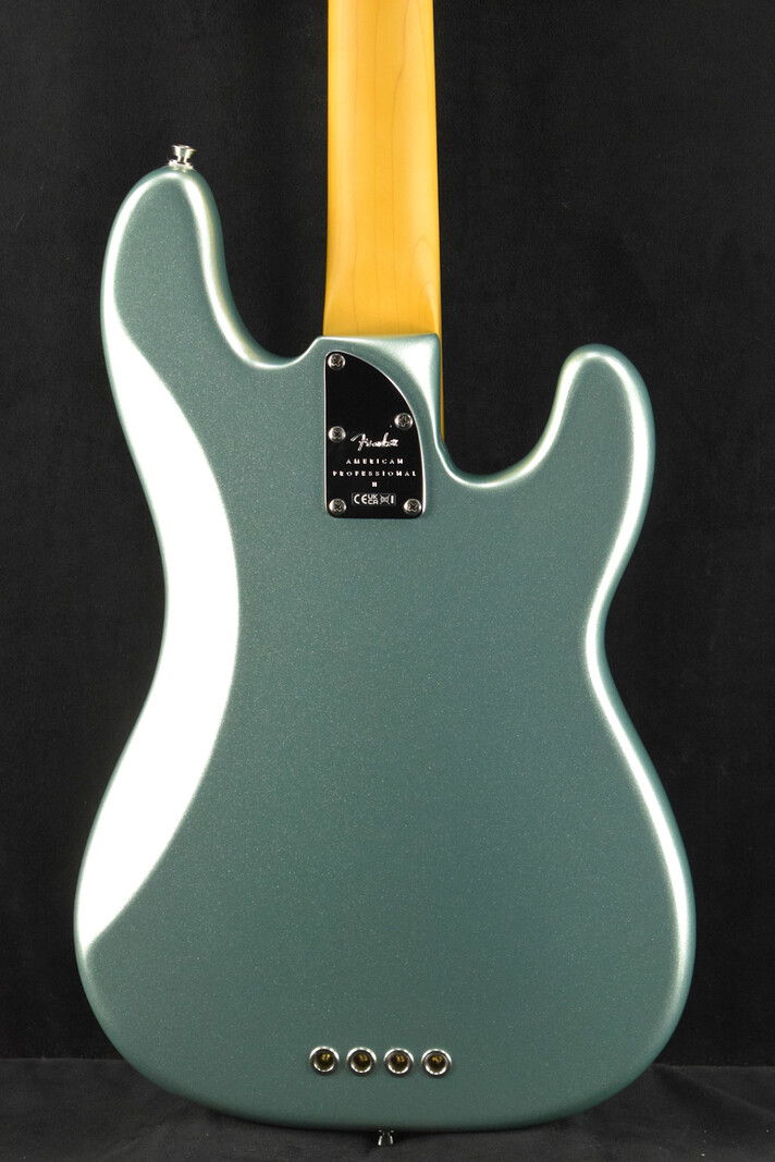 Fender Fender American Professional II Precision Bass Left-Hand Mystic Surf Green Maple Fingerboard