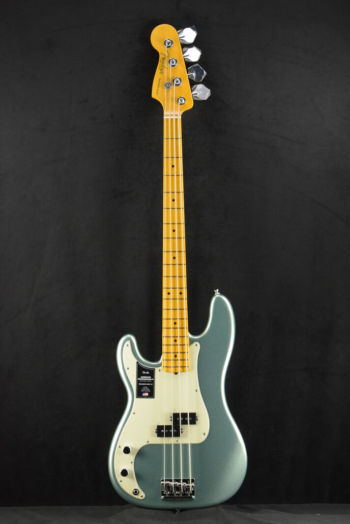 Fender Fender American Professional II Precision Bass Left-Hand Mystic Surf Green Maple Fingerboard