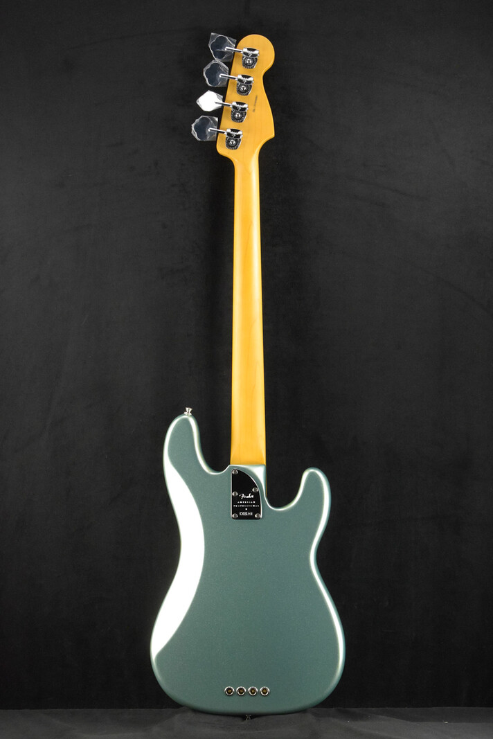 Fender Fender American Professional II Precision Bass Left-Hand Mystic Surf Green Maple Fingerboard