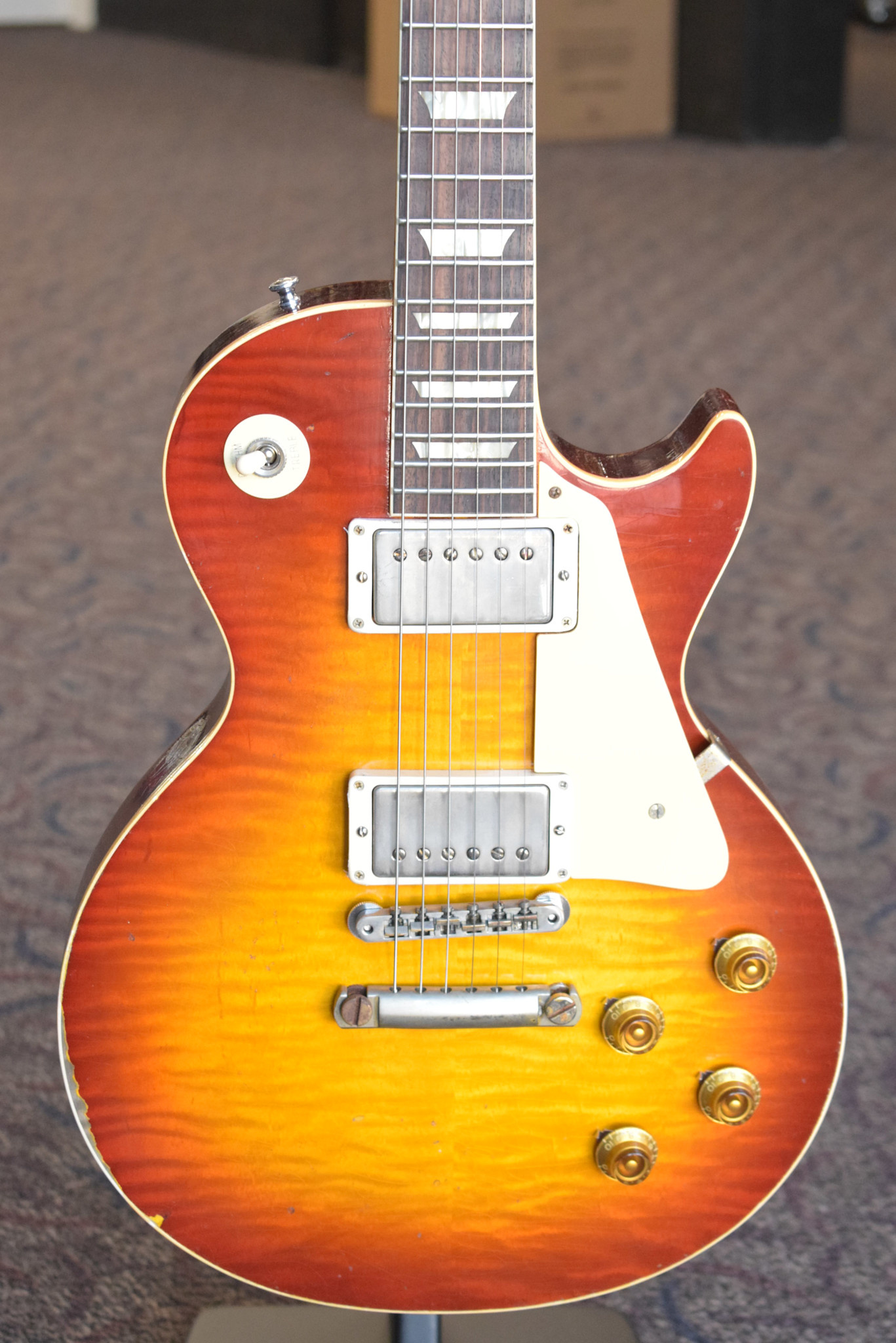 Gibson Gibson Murphy Lab '59 Les Paul Standard Tomato Soup Burst Heavy Aged - Fuller's Exclusive