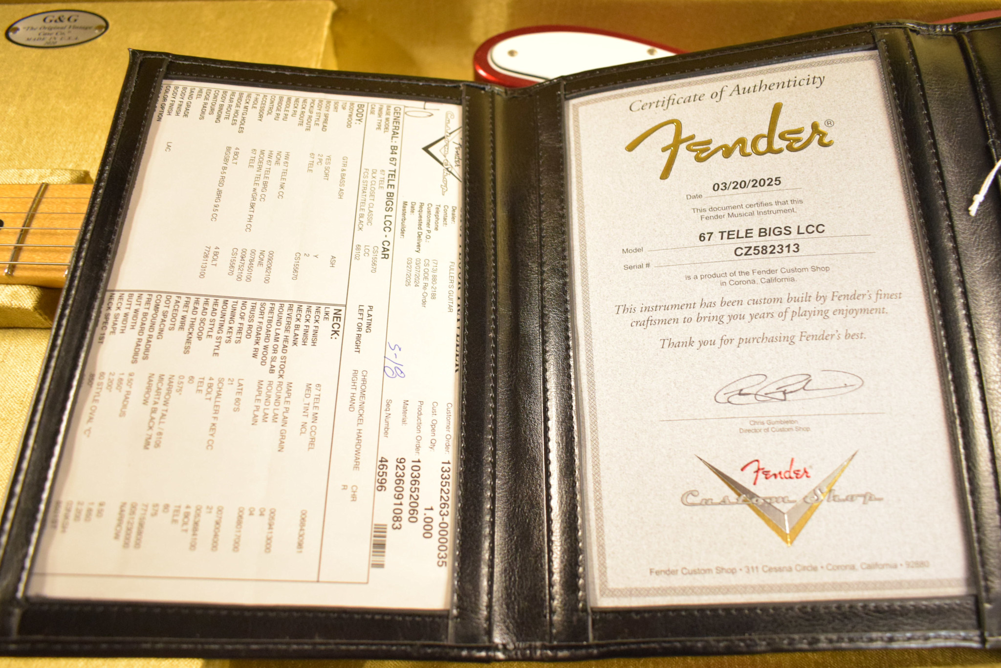 Fender Fender 1967 Telecaster Bigsby DLX Closet Classic Candy Apple Red Maple Fingerboard