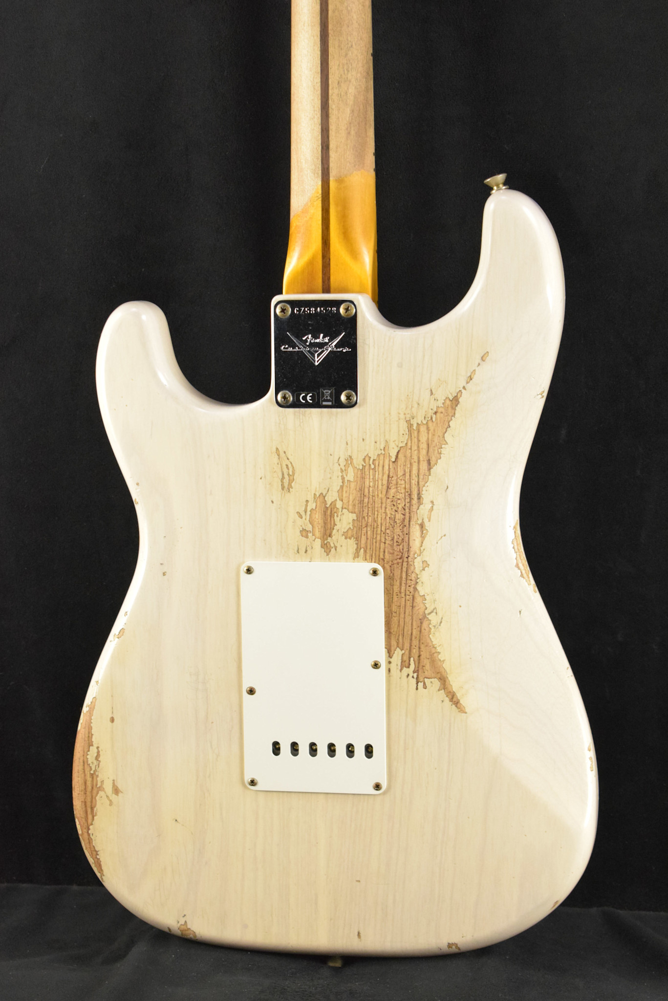 Fender Fender 1957 Stratocaster Heavy Relic Aged White Blonde 1-Piece Rift Sawn Maple Neck Fingerboard