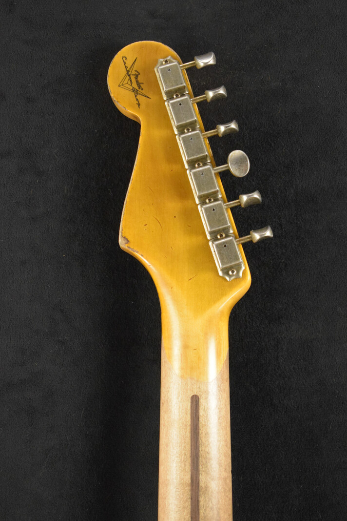 Fender Fender 1957 Stratocaster Heavy Relic Aged White Blonde 1-Piece Rift Sawn Maple Neck Fingerboard