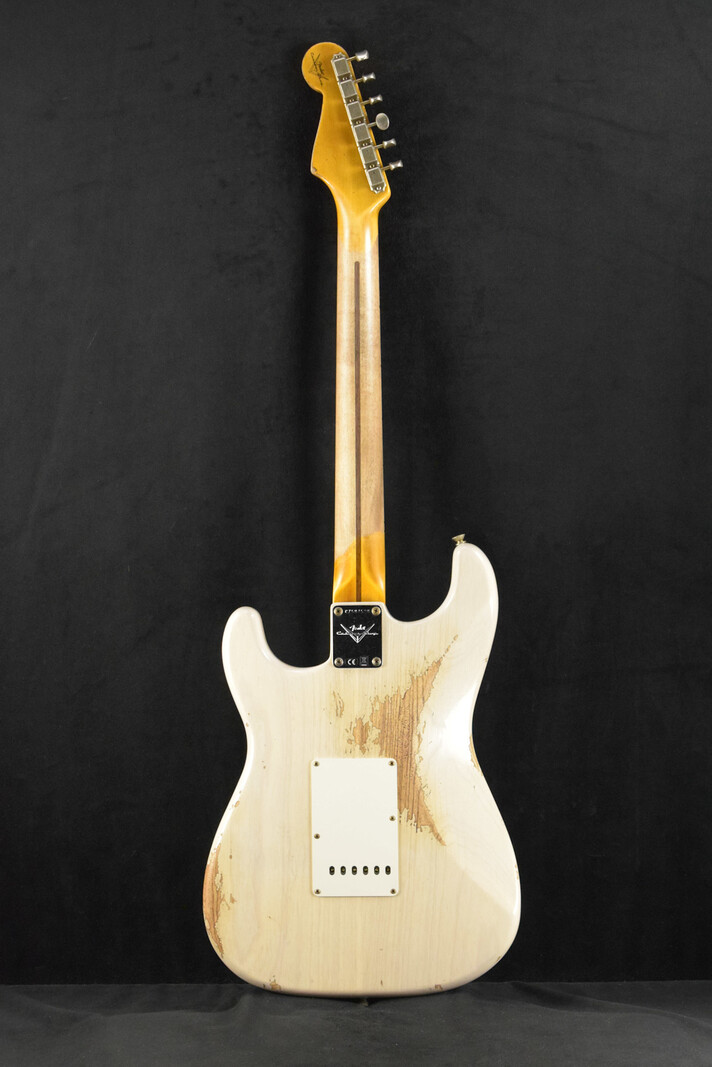 Fender Fender 1957 Stratocaster Heavy Relic Aged White Blonde 1-Piece Rift Sawn Maple Neck Fingerboard