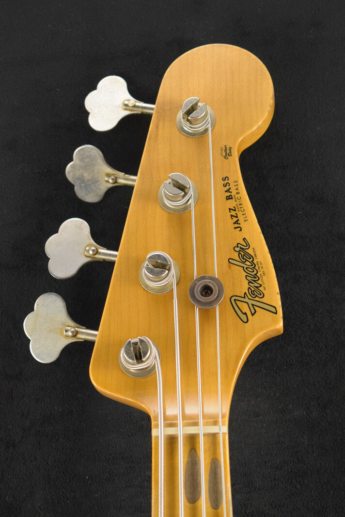 Fender Fender Limited Edition P-Jazz Bass Relic Chocolate 3-Color Sunburst 1-Piece Quartersawn Maple Neck Fingerboard