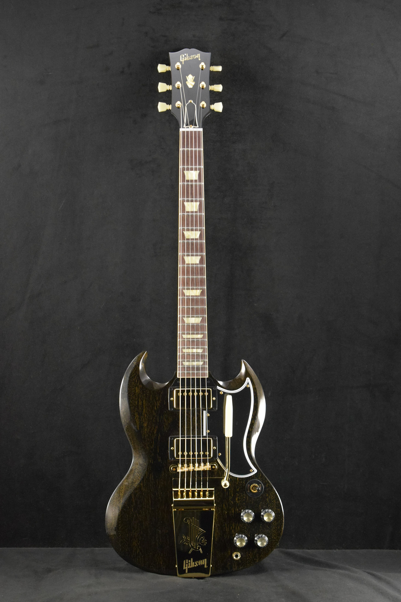 超リアルGibsonロゴ入り Maestro Vibrola　レプリカ　ゴールド 超リアルGibsonロゴ入り Maestro Vibrola レプリカ ゴールド