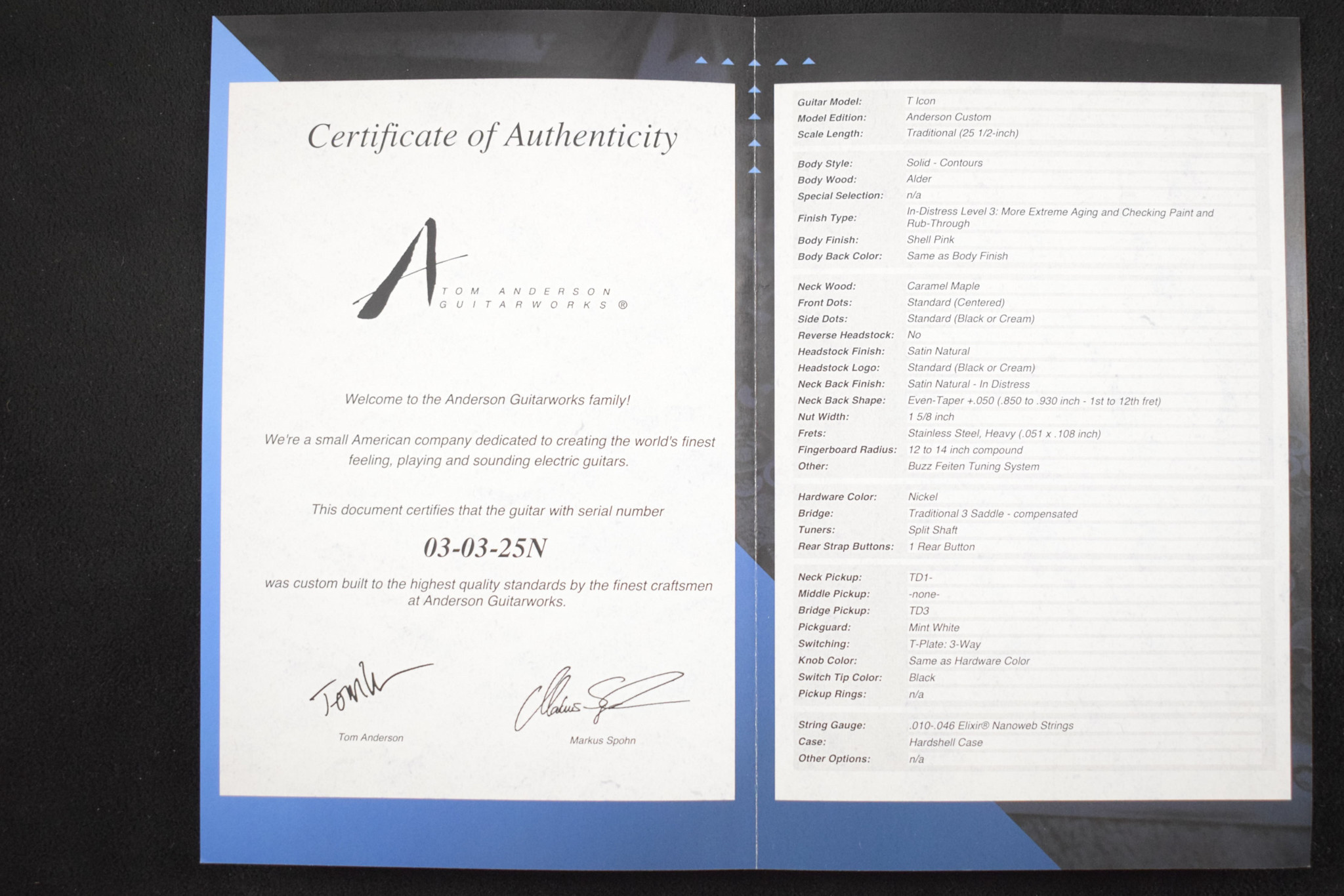 Tom Anderson Tom Anderson T Icon Shell Pink In-Distress Level 3