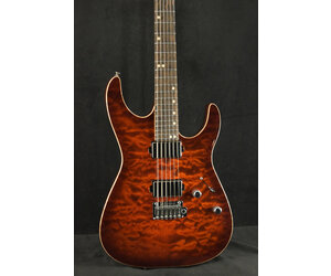 Tom Anderson Angel Burnished Orange Burst with Binding Tom Anderson Angel Burnished Orange Burst with Binding