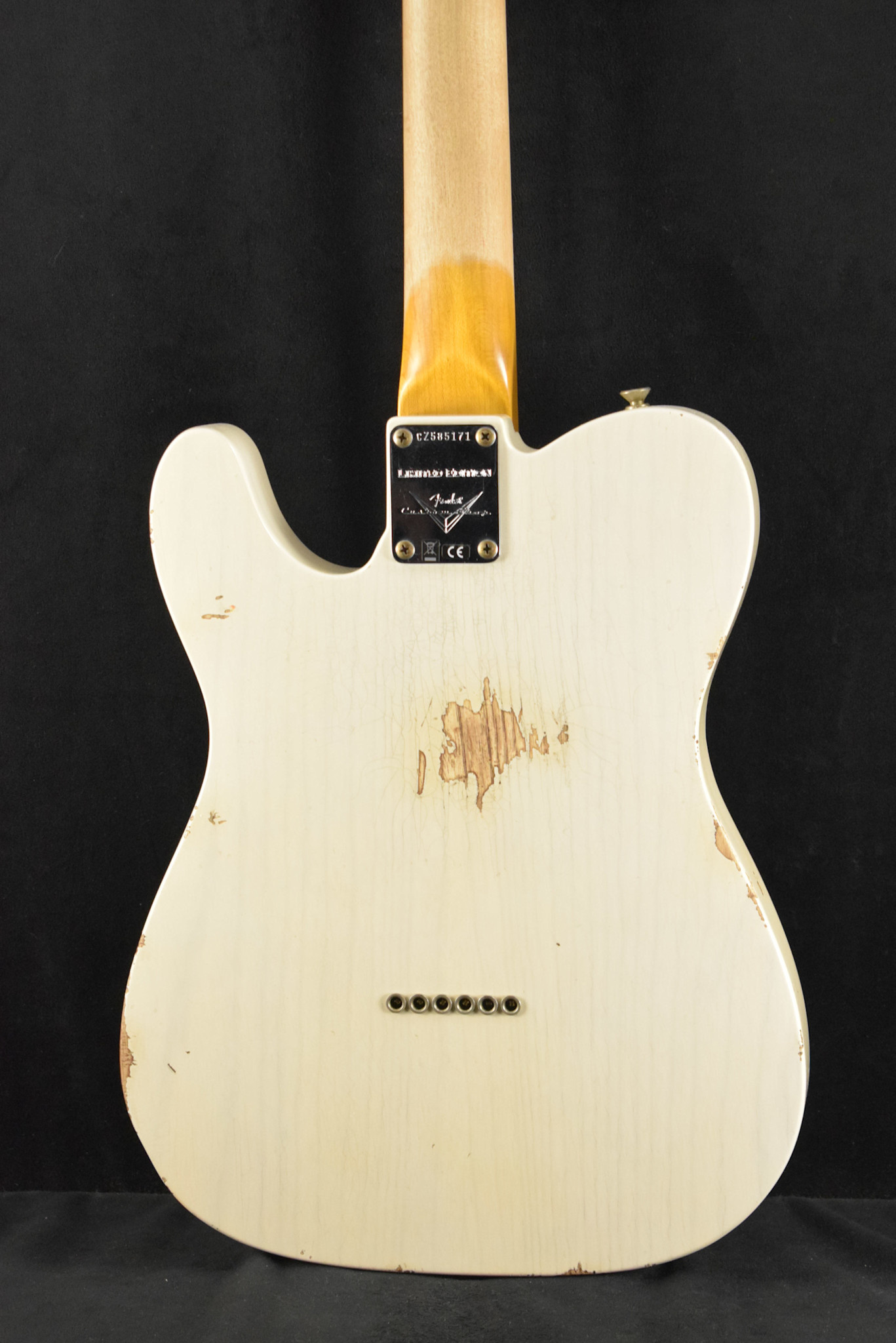 Fender Fender Limited Edition 1964 Bobbed Telecaster Thinline Relic Aged White Blonde 3A Rosewood Fingerboard