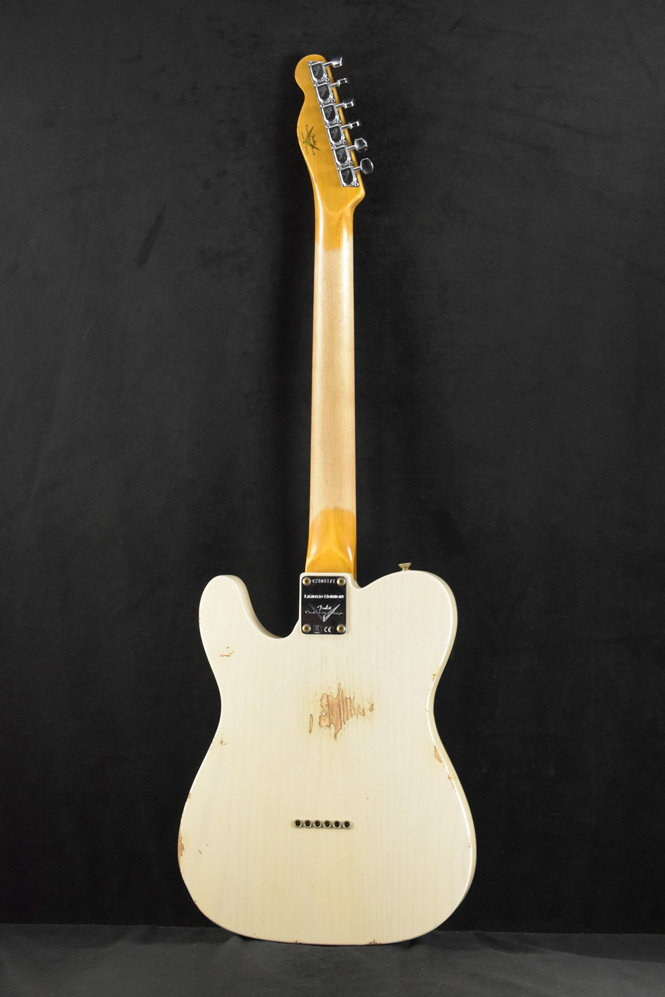 Fender Fender Limited Edition 1964 Bobbed Telecaster Thinline Relic Aged White Blonde 3A Rosewood Fingerboard