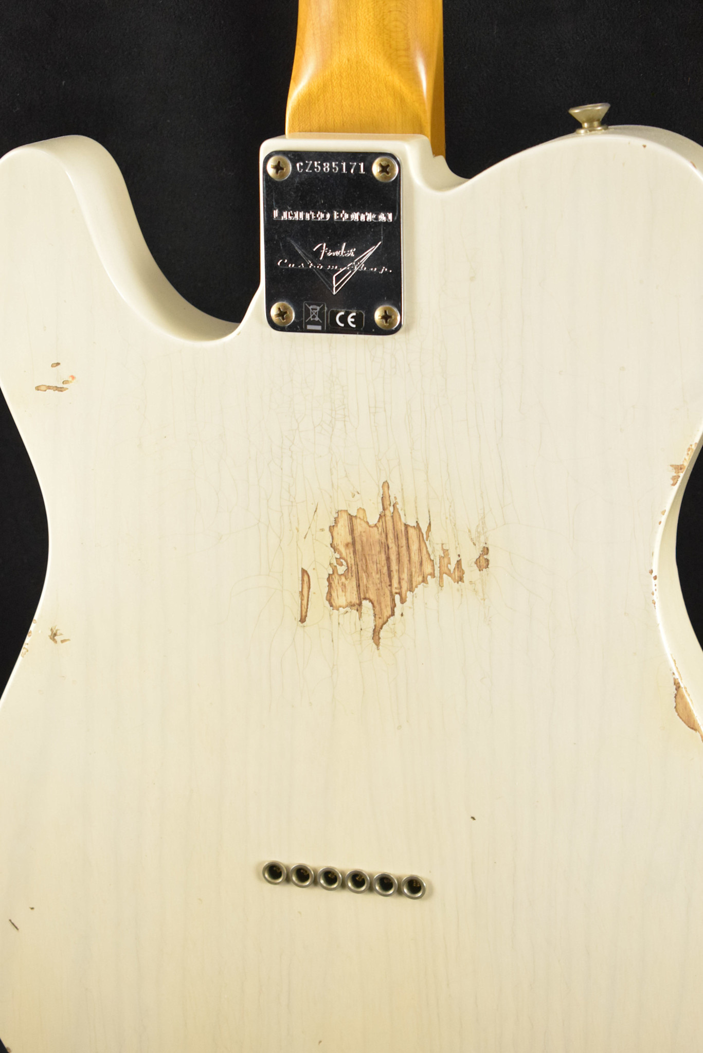 Fender Fender Limited Edition 1964 Bobbed Telecaster Thinline Relic Aged White Blonde 3A Rosewood Fingerboard