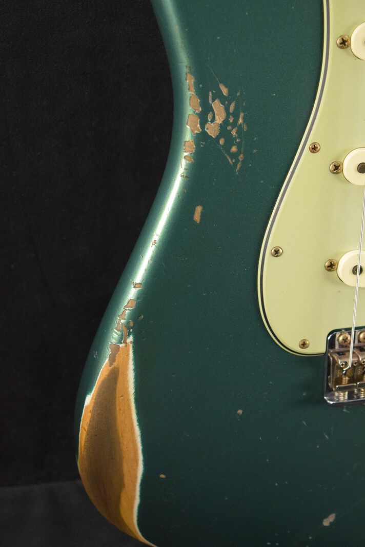 Fender Fender Limited Edition 1964 L-Series Stratocaster Heavy Relic Aged Sherwood Green Metallic